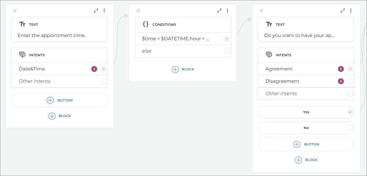 A script extracting the time from user input